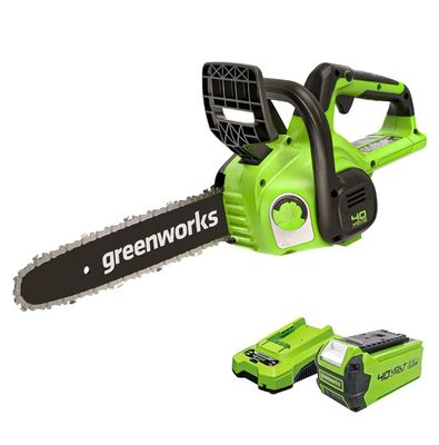 Greenworks G40CS30IIK2 Tronçonneuse à Batterie, Longueur du …