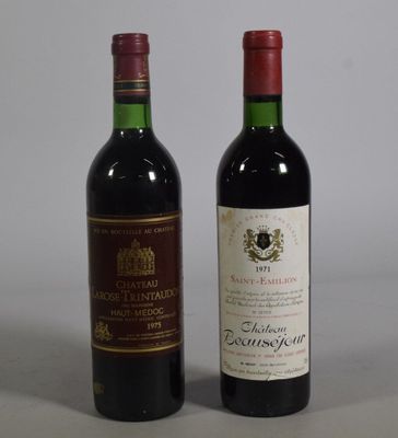 deux bouteilles de vin posées l'une à côté de l'autre sur une table
