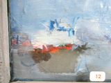 a picture of a painting of a boat in the water