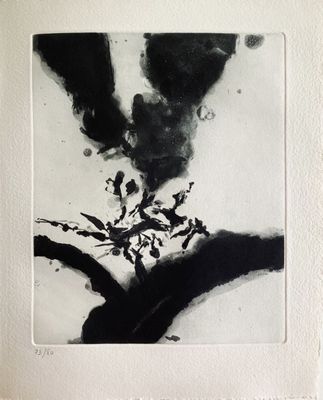 Zao Wou-Ki - Dans les provinces du Nord, 1990