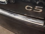 a close up of a black car with the number 55 on it