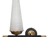 an image of a lamp with a cone on it