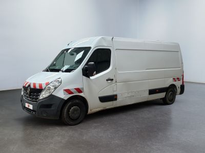 a picture of a white van parked in a room