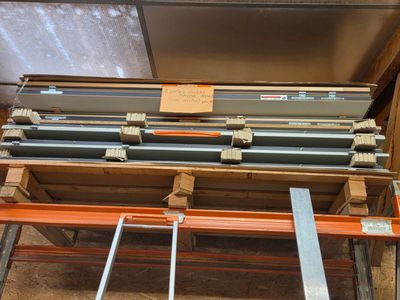 Lot de portes comprenant 2 portes doubles tiercées 93 + 63 c…