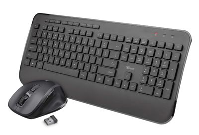 Lot de 2 - TRUST - Ce kit sans fil Mezza comprend un clavier…