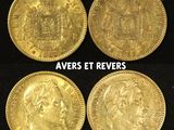four different types of gold coins, one of which is a sovereign and the other of which is a sovereign