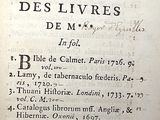 an old book that has a list of things on it