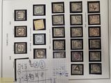 a picture of a book with a bunch of stamps on it