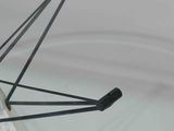 a close up view of a satellite dish on a table