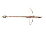an image of a bow and arrow on a white background