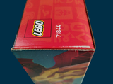 a red box that has a lego logo on it
