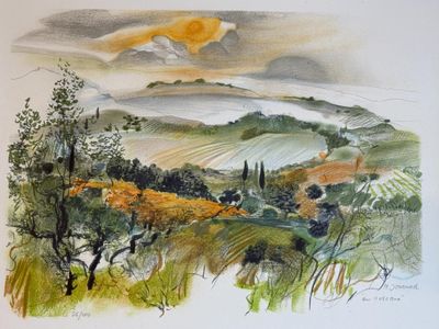 Monique JOURNOD (1935-2024) En Toscane