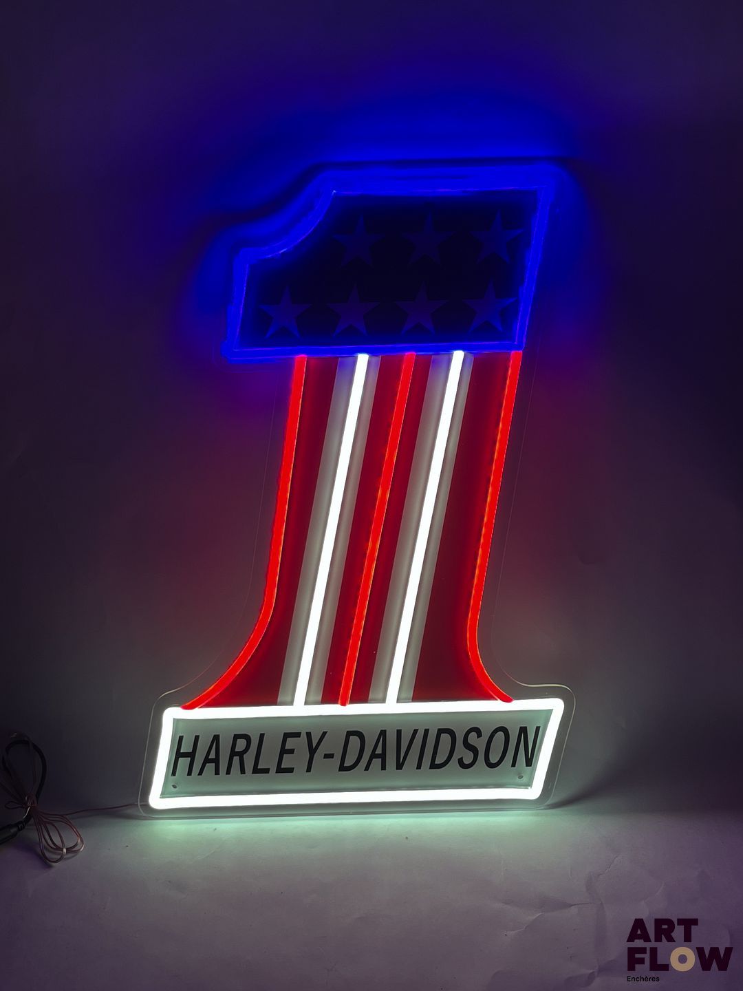 Enseigne lumineuse Harley Davidson