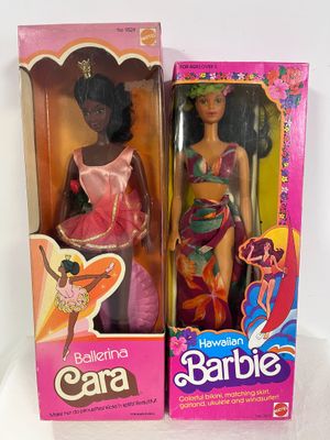 MATTEL –Lot de 2 poupées dont LA rare Cara « Ballerina » poupée noire  - Photo 1