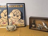 a picture of a table with a picture of a cartoon character on it