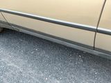 a car that is parked on the side of the road