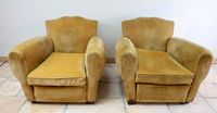 16- Paire de fauteuil club