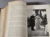 an open book with a picture of a man and a woman on it