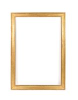 Grande moulure en bois et pâte doré à décor de palmettes, go…