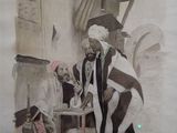a picture of a painting of a man and a woman