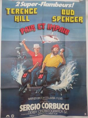 Affiche de cinéma française pour le film « », mettant en scène deux hommes à moto