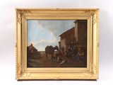 a picture of a painting on the wall of a house