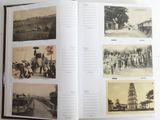an open book with pictures of people on the pages