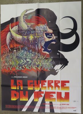 a movie poster for the film la guerre du demon