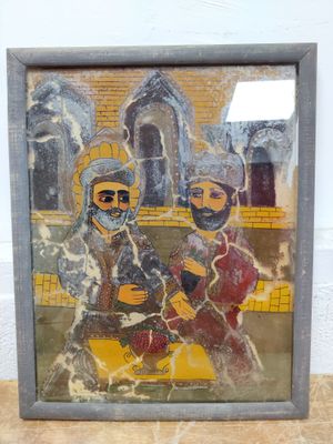 an image of a picture of two people with masks on
