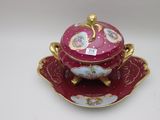 a small bowl and saucer on a saucer on a saucer