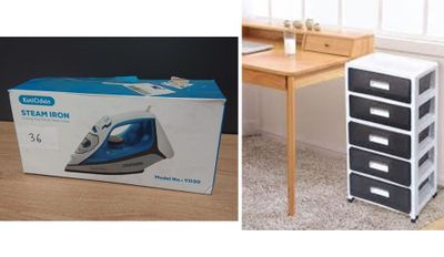-Lot de 2 articles composé de: 1 Tour de Rangement Plastique…