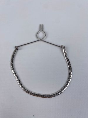 CHAINE DE CRAVATE en or blanc 750 millièmes. Pds Net. 5,40 g. - Photo 1