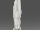 an image of a statue of a person doing a handstand pose