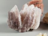 a close up of a piece of food that is on a table