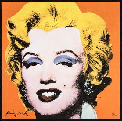 andy warhol, ' marilyn monroe, orange ', 2012