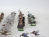 a lot of figurines that are on a table