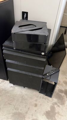 Casiers de bureau en plastique et bloc de bureau à tiroirs