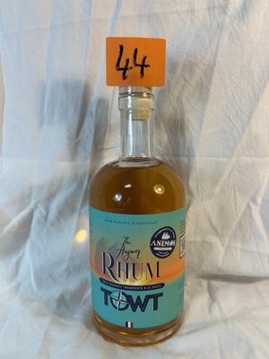 a bottle of liquor that is sitting on a table