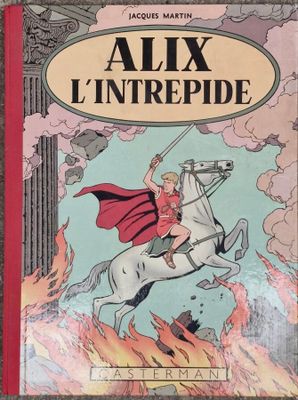 an image of a book with a picture of a man riding a horse