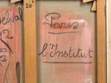 a picture of a sign on the door of a building