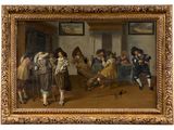 an image of a painting of a group of people in a room