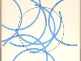 a picture of a picture of a circle with blue tape on it
