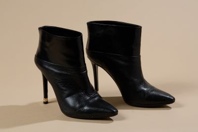 NICHOLAS KIRKWOOD PAIRE DE LOW BOOTS en veau vieilli et glac…