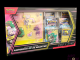 une boîte de jouets Pokémon exposée
