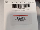 a label on the back of a bag with a price tag attached to it