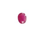 a close up of a pink diamond on a white background