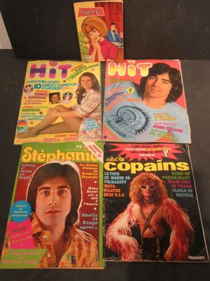 464.49 - LOT DE REVUES ET MAGAZINES VINTAGE ANNEES 70 DONT S…