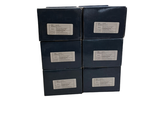 four black boxes with labels are stacked on top of each other