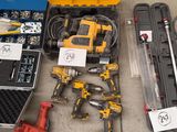 many tools that are laying out on the floor