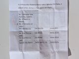 a piece of paper that has a receipt on it